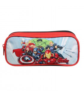 Trousse scolaire 2 compartiments Marvel Avengers Multicolore