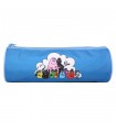 Trousse scolaire ronde Barbapapa Bleue