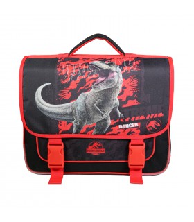 Cartable 38 cm Jurassic World Dinosaure Noir