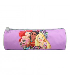 Trousse scolaire ronde Disney Princesses Violette