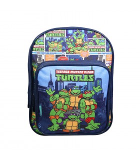 Sac à dos 31 cm avec poche maternelle  Tortues Ninja Bleu