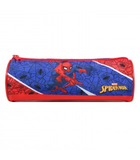 Trousse scolaire ronde Spider-Man Bleu