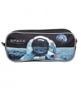 Trousse scolaire rectangulaire Nasa Astronaute Noire