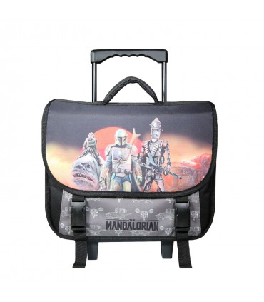 Cartable a roulettes 38 cm Disney Star Wars The Mandalorian Multicolore