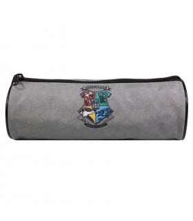 Trousse scolaire ronde Harry Potter Grise