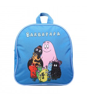 Sac à dos gouter 24 cm maternelle Barbapapa Bleu