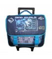 BAGTROTTER Cartable à roulettes 38 cm Jurassic World Bleu