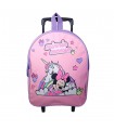 BAGTROTTER Sac à dos à roulettes 32 cm maternelle Minnie Rose