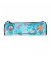 BAGTROTTER Trousse scolaire ronde Koh Lanta Turquoise