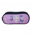 BAGTROTTER Trousse scolaire 2 compartiments Lili Lou Violet