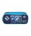 BAGTROTTER Trousse scolaire 2 compartiments Jurassic World Bleu