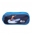 BAGTROTTER Trousse scolaire 2 compartiments Oum Le Dauphin Bleu