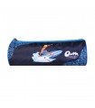 BAGTROTTER Trousse scolaire ronde Oum Le Dauphin Bleu