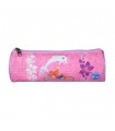 BAGTROTTER Trousse scolaire ronde Oum Le Dauphin Rose