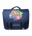 Cartable 38 cm Super Mario Bleu