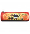 BAGTROTTER Trousse scolaire ronde Kung Fu Panda Rouge