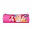 BAGTROTTER Trousse scolaire ronde Princesses Rose