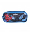 BAGTROTTER  Trousse scolaire 2 compartiments Spider-Man Bleu