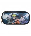 BAGTROTTER  Trousse scolaire 2 compartiments Naruto Bleu