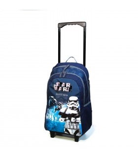 Sac à dos à roulettes Star Wars 45 cm Bleu