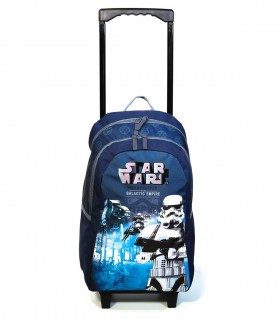 Sac à dos à roulettes Star Wars 45 cm Bleu