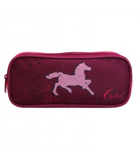 Trousse rectangulaire Violette 2 compartiments