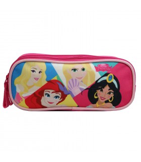 Trousse rectangulaire Disney Princesses Rose 2 compartiments