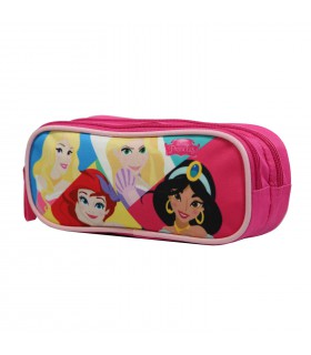 Trousse rectangulaire Disney Princesses Rose 2 compartiments