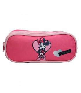 Trousse scolaire Disney Minnie Rose 2 compartiments