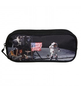 Trousse rectangulaire Nasa Noire 2 compartiments