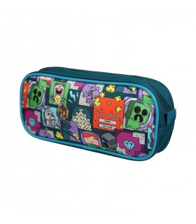 Trousse rectangulaire Minecraft Verte