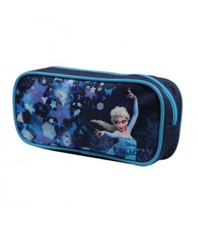 Trousse rectangulaire Disney La Reine Des Neiges Frozen Bleue