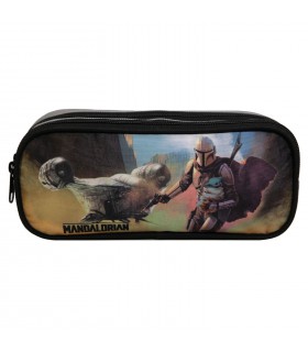 Trousse rectangulaire Disney Star Wars The Mandalorian Multicolore 2 compartiments